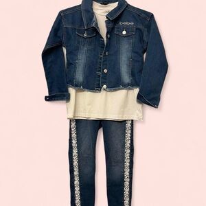 Bebe Kids Denim Outfit